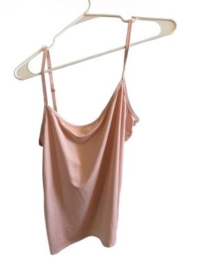 New York & Company Blush Pink Satin Cami